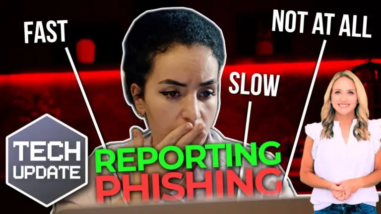 Reporting phishing