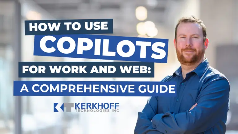 Webinar about how to use Microsoft Copilot for work and web